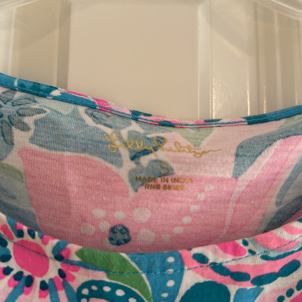 Lilly Pulitzer geanna cotton swing floral dress - Picture 3 of 6